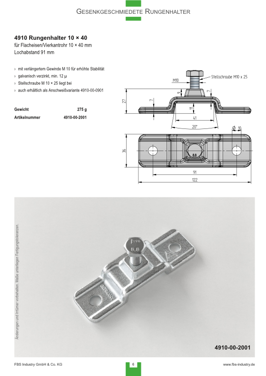 Der neue Katalog Gesenkgeschmiedete Rungenhalter